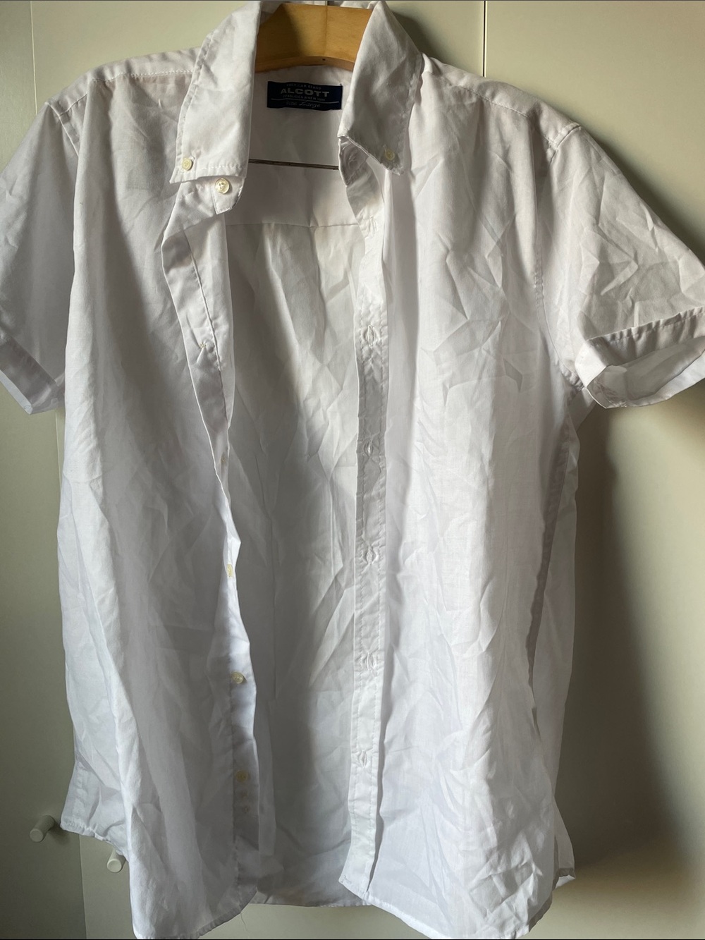 Alcott White Short Sleeve Button-Down Shirt